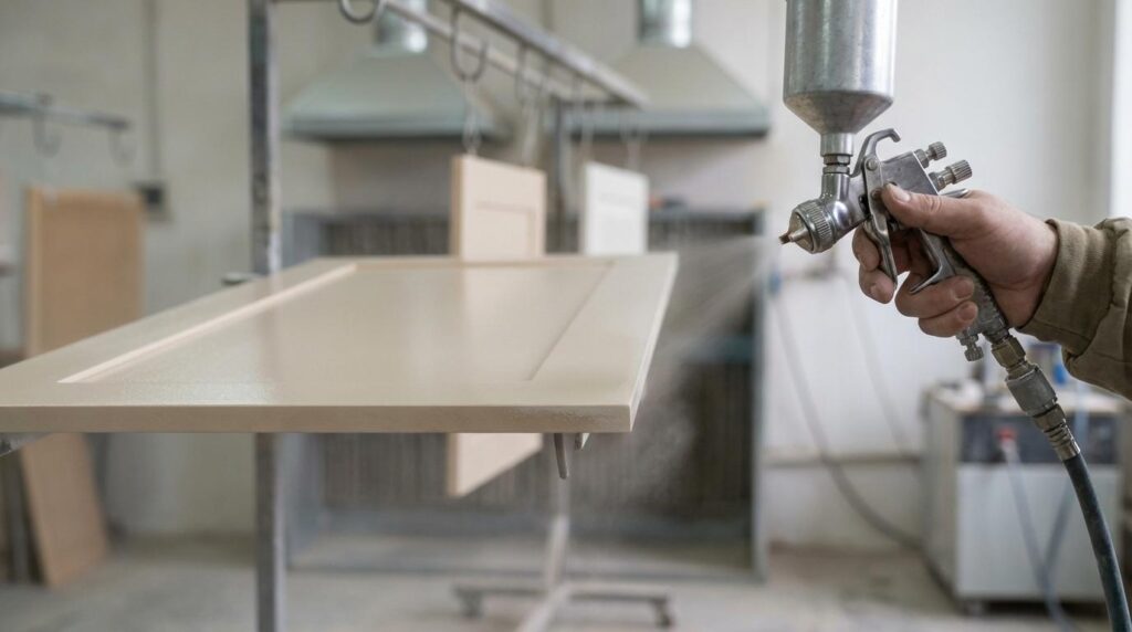 sprøjtelakering pris pr. køkkenlåge