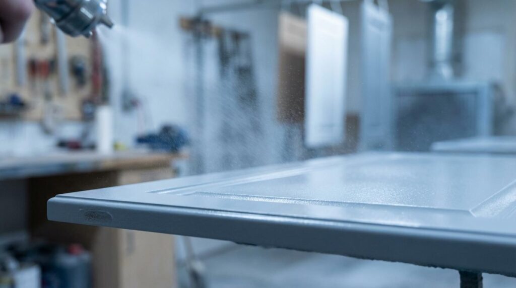 sprøjtemaling af køkkenfronter