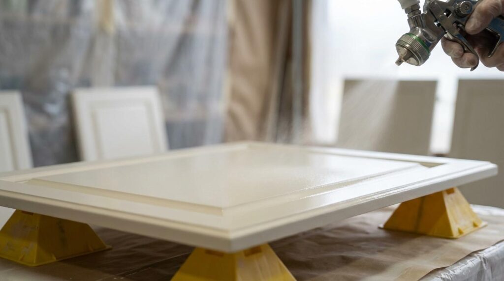 sprøjtemaling af køkkenlåger