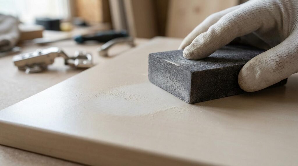 sprøjtelakering af køkken