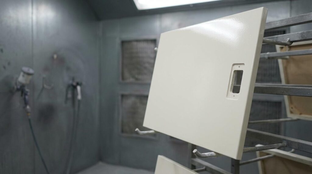 sprøjtelakering af køkkenlåger