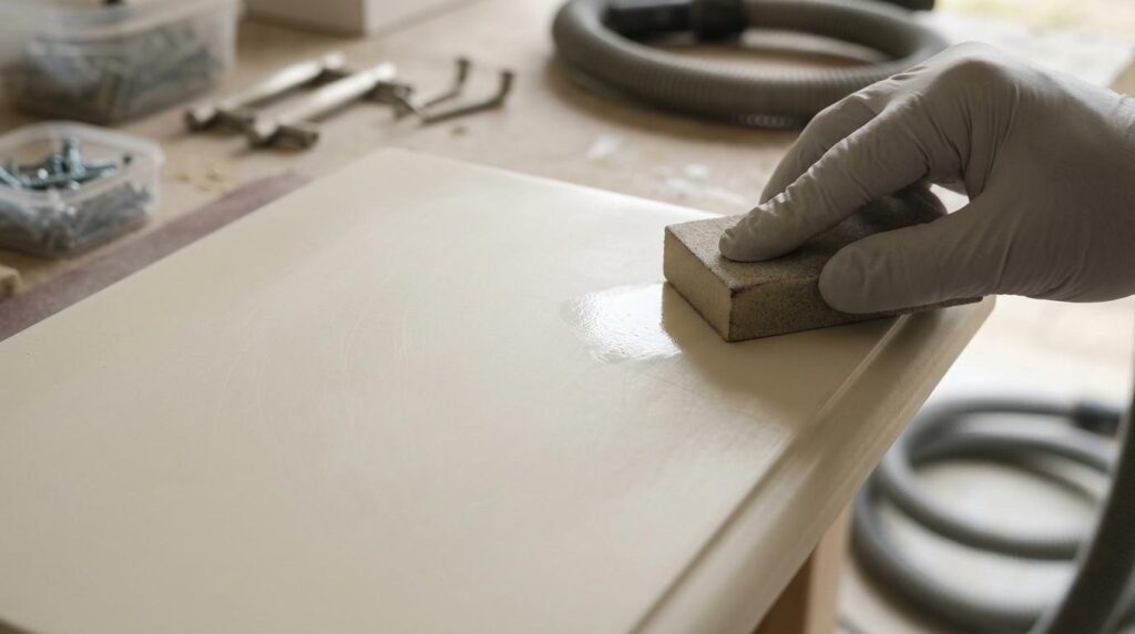 sprøjtelakering af køkkenlåger