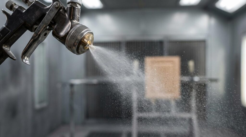 sprøjtelakering af køkken