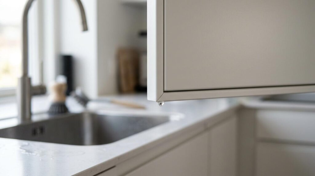 vedligeholdelse af sprøjtelakerede køkkenlåger